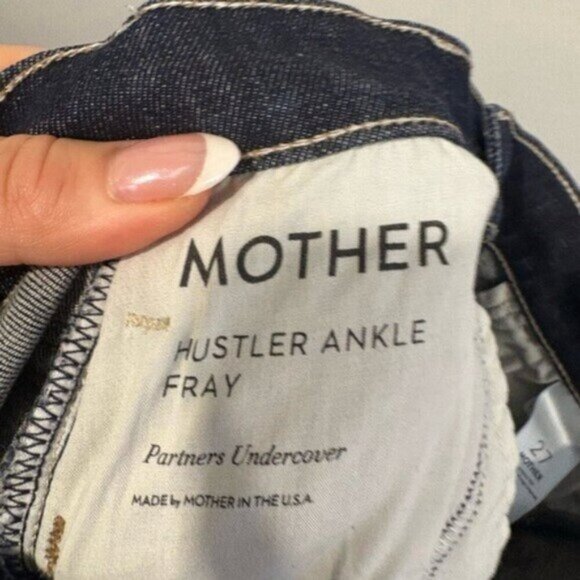 ⭐️ MOTHER JEANS - RASCAL ANKLE FREY-Cropped Jeans- In Partners Undercover - Picture 12 of 15